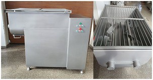 400 literes kóracél lapátos kolbászkeverő